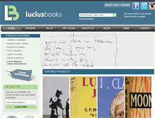 Tablet Screenshot of luciusbooks.com